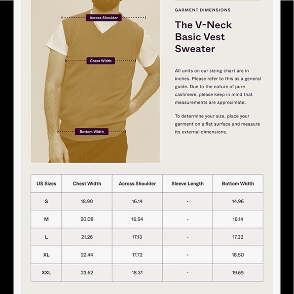 STATE CASHMERE Classic Sleeveless Sweater Vest 100% Pure Cashmere V-Neck L - Picture 11 of 11